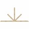 Ekena Millwork Saratoga Rough Sawn Timber Gable Bracket, Douglas Fir, 108"W x 54"H x 2"D x 4"F, 12/12 Pitch GBW108X54X0204SAR00RDF - alternate 1